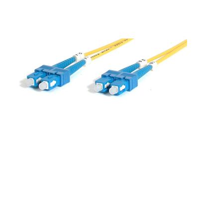 StarTech.com 2m Singlemode Duplex Fiber Cable SC-SC Glasvezel kabel Geel StarTech.com 2m Singlemode Duplex Fiber Cable SC-SC Glasvezel kabel Geel