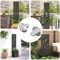 VidaXL Vergrendelingsschroeven 2 pcs zilver m4 x 5 mm ijzer - thumbnail