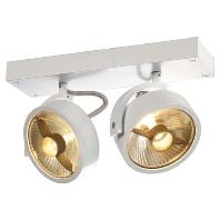 SLV Design spotsKalu 2 QPAR111 2-lichts wit - 147311 - thumbnail