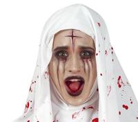 Bloederige Nonnen kostuum Halloween - thumbnail
