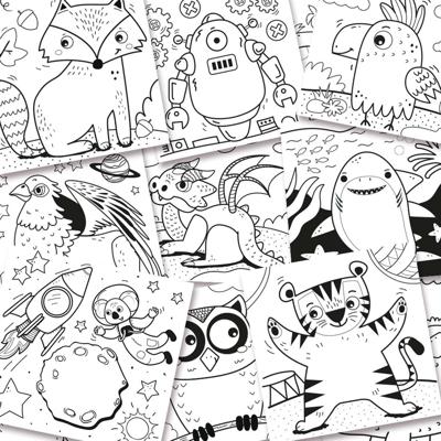 SES magische pailletten kleurboek