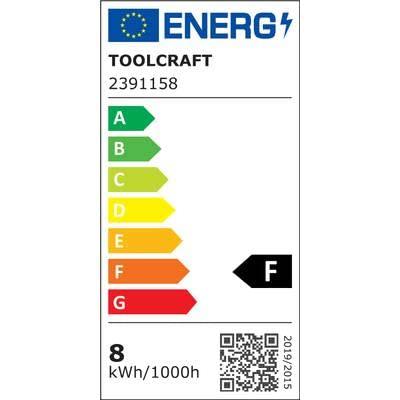 TOOLCRAFT TO-7173474 LED-loeplamp 8 W met klemhouder Vergrotingsfactor=1.75 x 127 mm Energielabel 2021 F (A - G)
