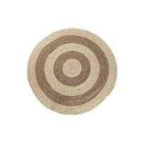 Tapijt DKD Home Decor Beige Natuurlijk Boho 200 x 200 x 1 cm - thumbnail