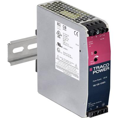 TracoPower TIB 120-124EX DIN-rail netvoeding +24.0 V/DC 5000 mA 120 W Aantal uitgangen:1 x Inhoud 1 stuk(s)