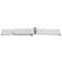 Horlogeband Universeel G500 Leder Wit 20mm - thumbnail