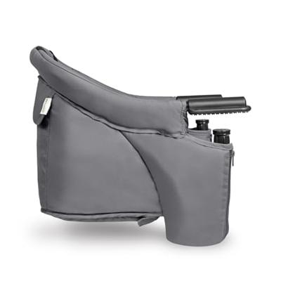 Verplaatsbare tafelstoel - HAUCK - Fix N Sit - Vanaf 6 maanden tot 15 kg - 37 x 42 x 32 cm - Donkergrijs