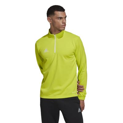 adidas Entrada 22 Trainingstrui 1/4-Zip Lichtgroen Wit