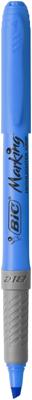 Bic markeerstift Highlighter Grip blauw, doos met 12 stuks Bic markeerstift Highlighter Grip blauw, doos met 12 stuks