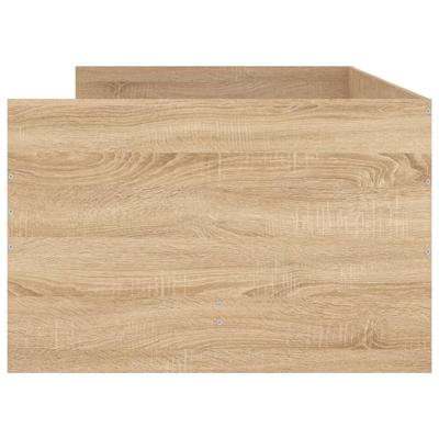 Bedframe met lades sonoma eikenkleurig 100x200 cm - thumbnail
