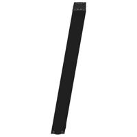 Eettafelpoten 2 st U-vormig 60x(72-73) cm staal zwart - thumbnail