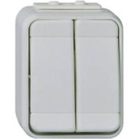 ELSO dubbele knop 442509 10A AquaTop licht/basisgrijs Grijs 1 stuk(s) - thumbnail