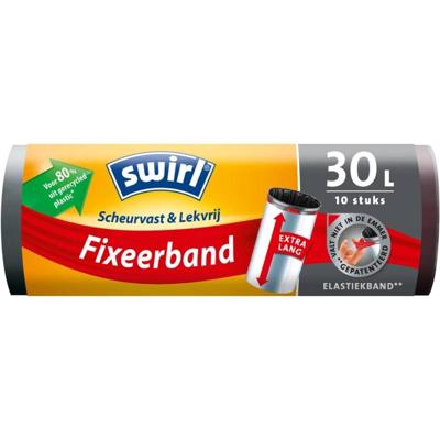 Swirl Afvalzakken met fixeerband XL 30L
