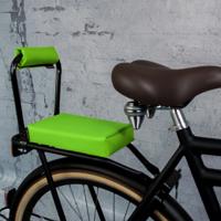 Bagagedragerkussen Fietskussen Appeltjes Groen - thumbnail
