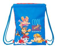 Rugtas met Koordjes The Paw Patrol Cool Blauw Rood 26 x 34 x 1 cm - thumbnail