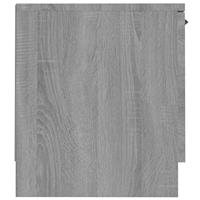 Tv-meubel 140x35x40 cm bewerkt hout grijs sonoma eikenkleurig - thumbnail