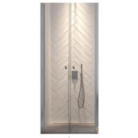 Pendeldeur Sealskin Hooked Omkeerbaar 100x200 cm Zilver - thumbnail