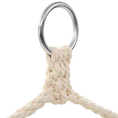 VidaXL Hangstoel opvouwbaar bruin