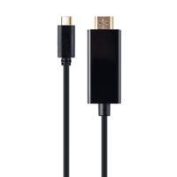 USB-C naar HDMI kabel, 4K 30 Hz, 2 m, zwart - thumbnail