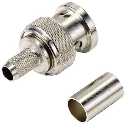 TRU COMPONENTS TC-10101464 BNC-connector Stekker, recht 75 Ω 1 stuk(s)