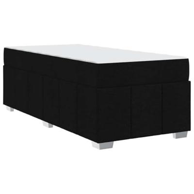 Bedframe met matras Zwart 120 x 190 cm Stof