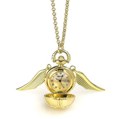Harry Potter Watch Necklace Golden Snitch (gold plated) Harry Potter Watch Necklace Golden Snitch (gold plated)