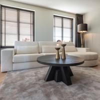 Richmond Loungebank 'Felix' Rechts, Chenille, kleur Wit - thumbnail