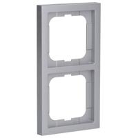 Busch-Jaeger 2-voudig Frame Frame Future lineair Witaluminium (RAL 9006), Aluminium 2CKA001754A4302 - thumbnail
