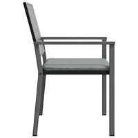 Tuinstoelen 2 st met kussens 54x62,5x89 cm poly rattan zwart - thumbnail