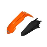 UFO PLAST spatbordset mudguard set ufo ktm oem orange/ black - thumbnail