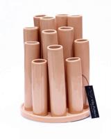 Twist & Tube Vaas Roze Rond 19x19x25cm - thumbnail