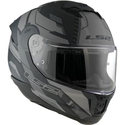 LS2 integraalhelm "ff808 stream ii shadow". helmet ff808 stre.ii shadow xl grey matt