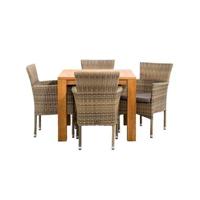 Le Sud tuinset stapelstoel Verona Antibes - 5-delig - thumbnail