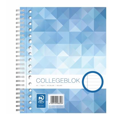 Collegeblok work a5 17gaats 160pg 70g lijn | 5 stuks