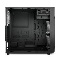 Sharkoon Sharkoon VG6-W RGB - Tower - ATX - Seitenteil mit Fenster (Acryl) Midi-tower PC-behuizing Zwart - thumbnail