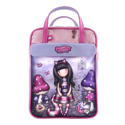 Rugzak Gorjuss Cheshire cat Roze Paars (27 x 10 x 37 cm)