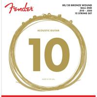 Fender 80/20 Bronze Acoustic Strings Ball End voor 12-snaar - thumbnail