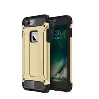 iPhone 7 Plus & 8 Plus robuust pantser TPU + Kunststof back cover Hoesje (goudkleurig) - thumbnail