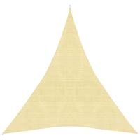 VidaXL Zonnezeil 160 g/m² 3x4x4 m hdpe beige - thumbnail
