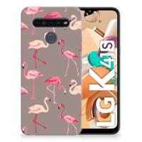 LG K41s TPU Hoesje Flamingo - thumbnail