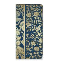 Motorola Moto G53 Smart Cover Beige Flowers - thumbnail