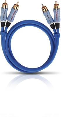 Oehlbach: BEAT! Stereo RCA Kabel 1,0m - Blauw