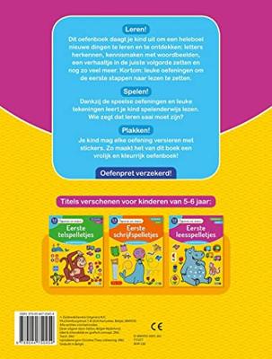 Deltas Oefenboek met stickers - eerste leesspelletjes (5-6 jaar)