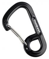 Munkees karabijnhaak 6-Shape 6 x 60 mm zwart - thumbnail