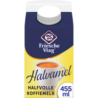 Friesche Vlag Halvamel Halfvolle Koffiemelk 455 ml bij Jumbo - thumbnail