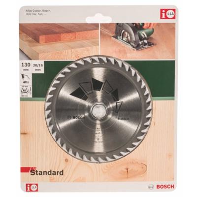 Bosch Accessoires Cirkelzaagblad Basic 130X22X20/16,T40 - 2609256803