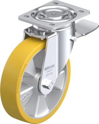 Blickle LH-ALTH 200K-ST Zwenkwiel met rem Wieldiameter: 200 mm Draagvermogen (max.): 800 kg 1 stuk(s)