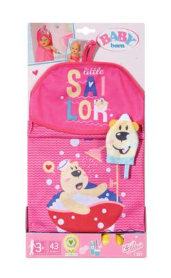 Baby Born Handdoek met Capuchon + Accessoires Roze