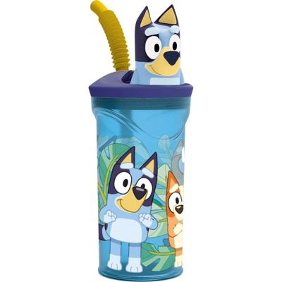 Rietjesbeker Bluey 3D Figuur, 360ml