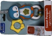 Clementoni baby pinguïn rammelaar + licht en geluid - thumbnail
