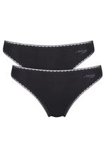 2-pack dames Basic Tai GO - biologische slips - XS - Zwart | Dames slip - Onderbroek - Ondergoed - XS - Onderbroek - Ondergoed - XS - Onderbroek - - thumbnail